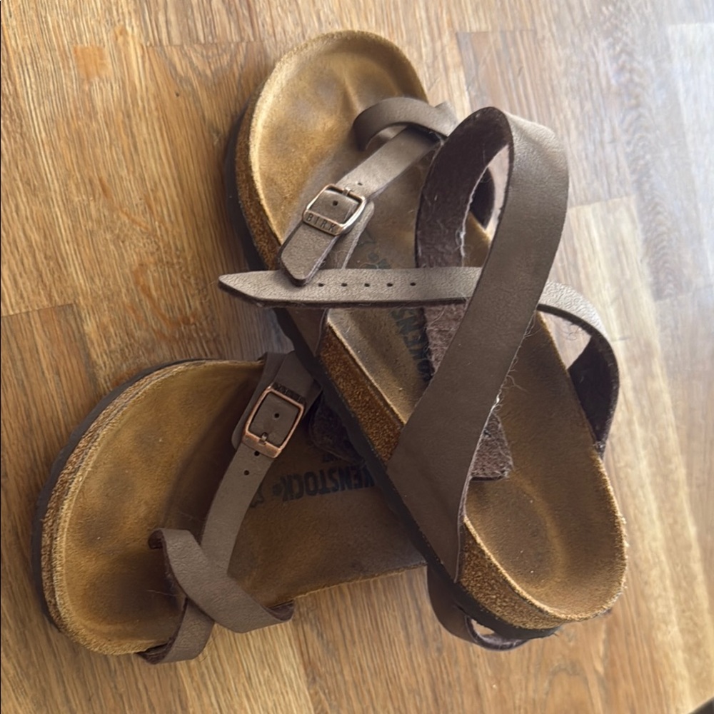 Birkenstock Brown Leather Sandals 38EU/7.5US